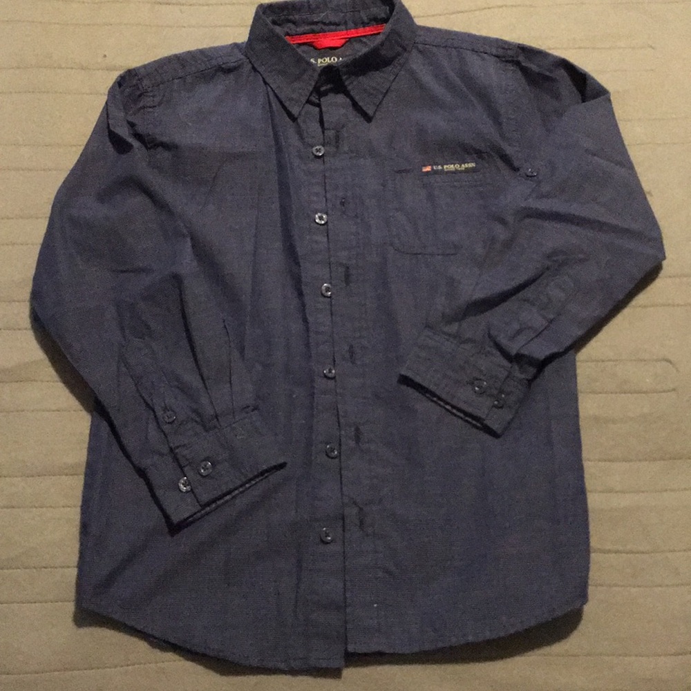 Dark blue boy’s shirt